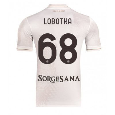 Moški Nogometni dresi SSC Napoli Stanislav Lobotka #68 Gostujoči 2025-26 Kratek Rokav Moški Nogometni dresi SSC Napoli Stanislav Lobotka #68 Gostujoči 2025-26 Kratek Rokav